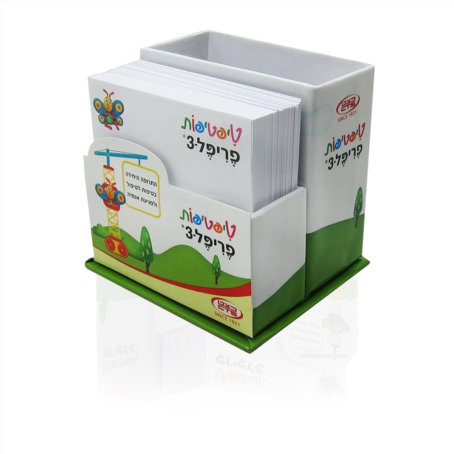 מעמד שולחני לדפי ממו ועטים